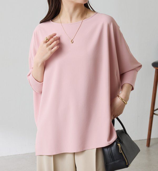  「ジャージ袖リブブラウス」|シャツ・ブラウス|