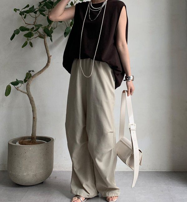  「【WEB限定】パラシュートパンツ」|チノ|