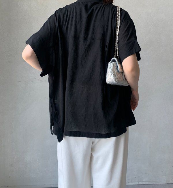  「【WEB限定】強撚半袖ジャケット」|テーラードジャケット|