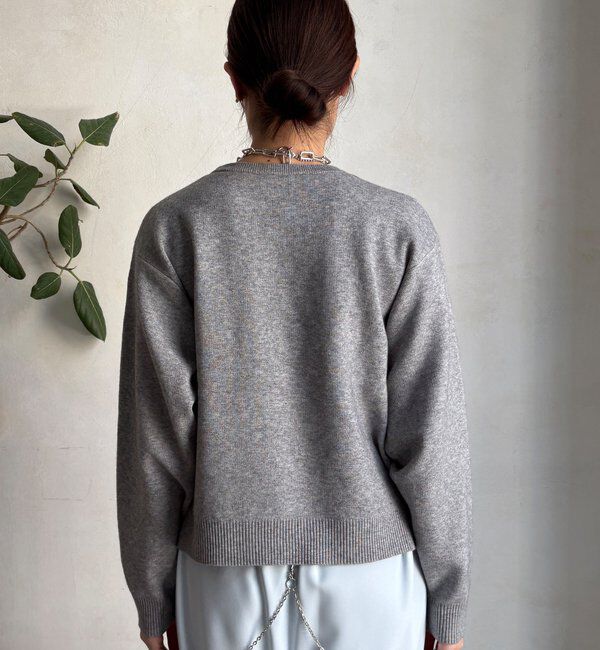  「【セットアップ対応/WEB限定】ツイードテープロゴニット」|ニット・セーター|