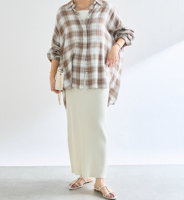  「予約【新色追加/マイナス3kg/レビュー高評価☆】リブタイトスカート」|スカート|