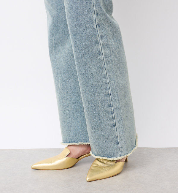  「【MONN.:. (モン)】フレアデニム」|デニム|