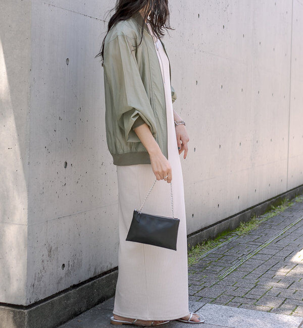  「【マイナス3kg/レビュー高評価☆】2WAYリブタンクワンピース」|ワンピース|