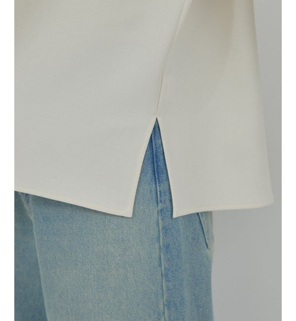  「【セットアップ対応】ドレープTブラウス」|シャツ・ブラウス|