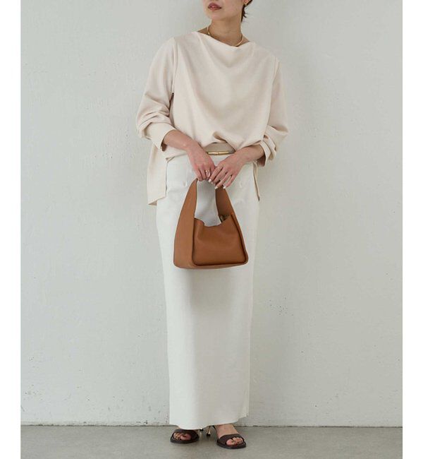  「【セットアップ対応】ドレープTブラウス」|シャツ・ブラウス|