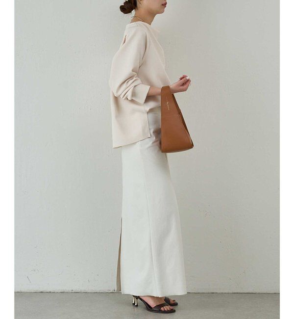  「【セットアップ対応】ドレープTブラウス」|シャツ・ブラウス|