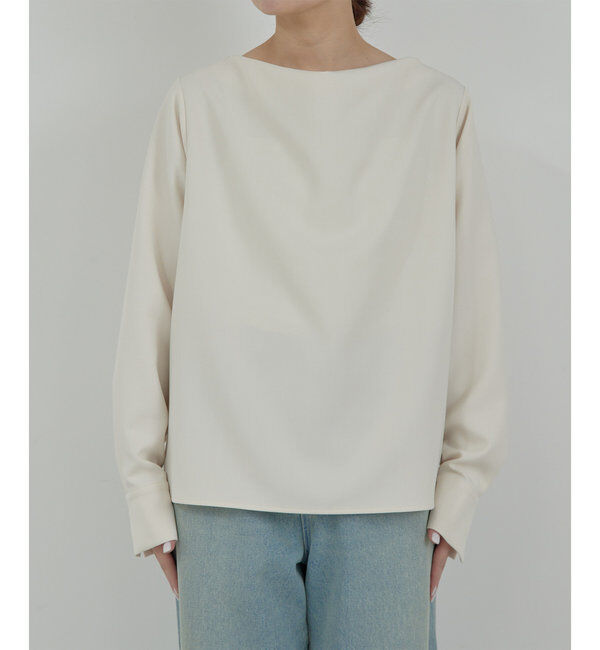  「【セットアップ対応】ドレープTブラウス」|シャツ・ブラウス|