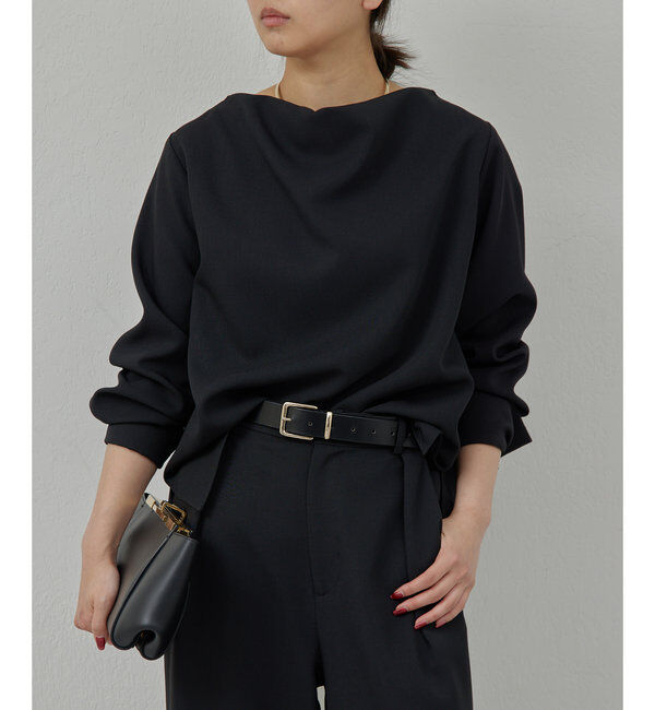  「【セットアップ対応】ドレープTブラウス」|シャツ・ブラウス|