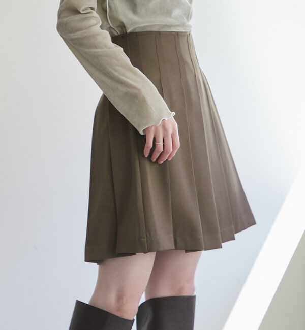  「プリーツミニスカート」|スカート|