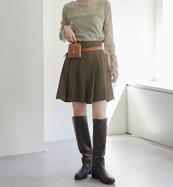  「プリーツミニスカート」|スカート|
