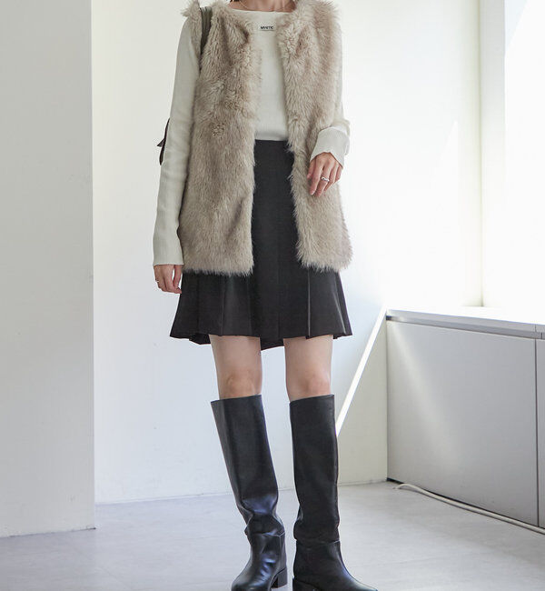  「プリーツミニスカート」|スカート|