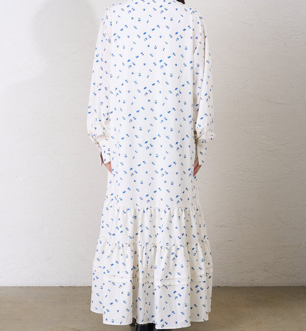  「花柄ティアードワンピース」|ワンピース|