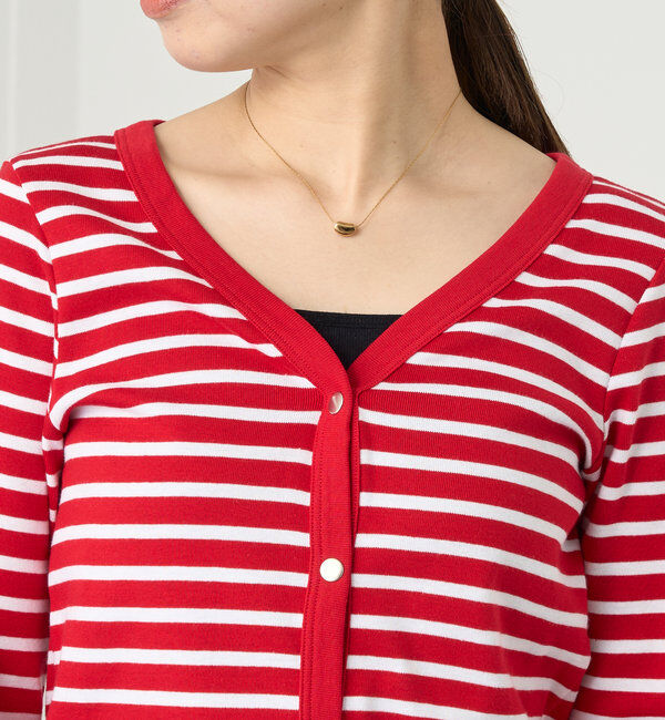  「【Le Minor】 ボーダーカーデ」|Tシャツ・カットソー|