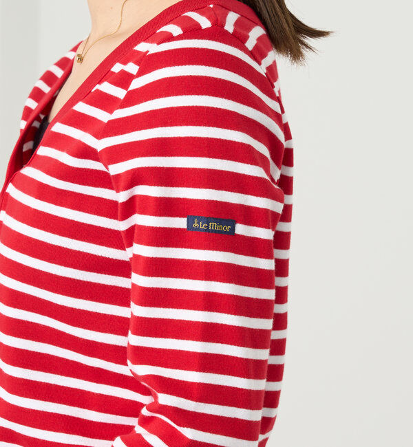  「【Le Minor】 ボーダーカーデ」|Tシャツ・カットソー|