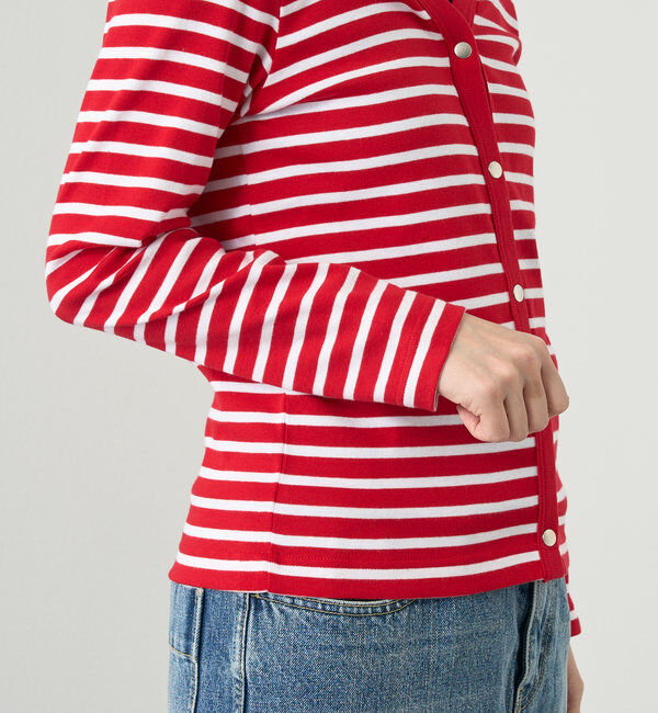  「【Le Minor】 ボーダーカーデ」|Tシャツ・カットソー|