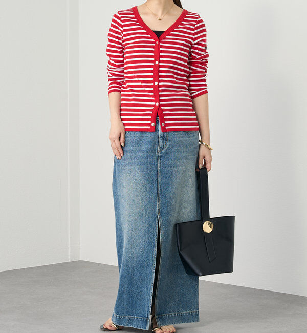  「【Le Minor】 ボーダーカーデ」|Tシャツ・カットソー|