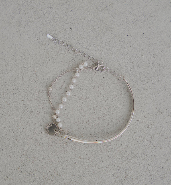  「パールチェーンブレスレット」|ブローチ・コサージュ|シルバー