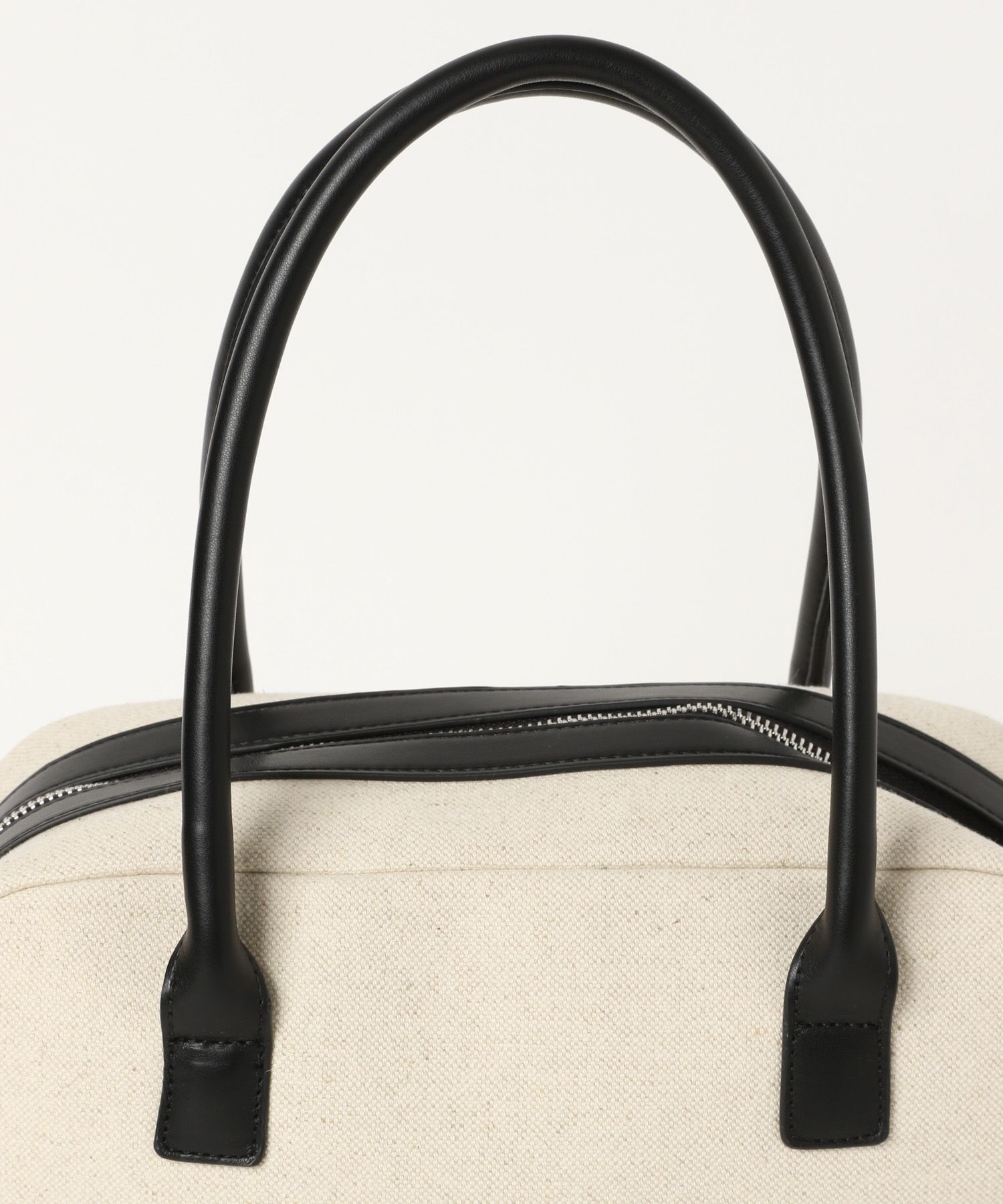 A part by 「バイカラーキャンバスボストン」|ボストンバッグ|