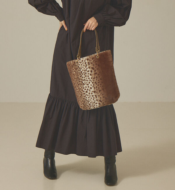 ABAHOUSE「【mieux un】アクリルファートートバッグ」|トートバッグ|