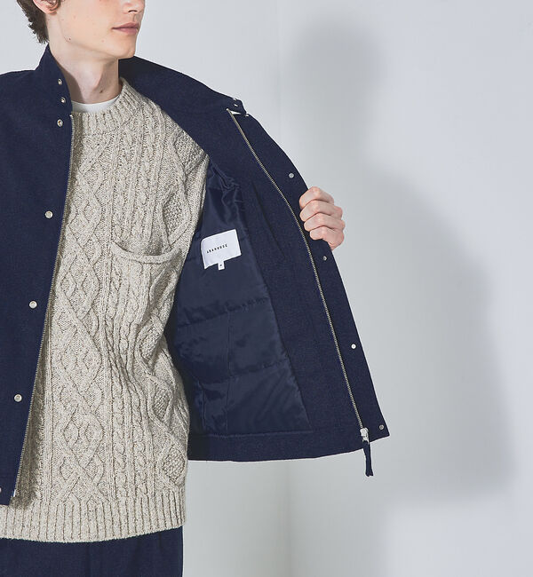 ABAHOUSE「【セットアップ対応】ウーリッシュ 中綿 スタンド ブルゾン」|ブルゾン・スタジャン|