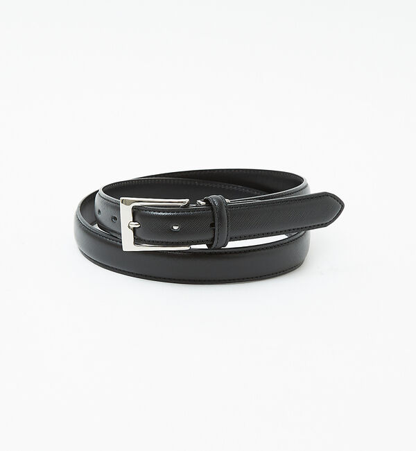 ABAHOUSE「【Made in Japan】サフィアーノ レザーベルト 25mm」|ベルト|ブラック