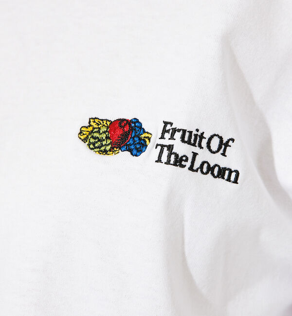ABAHOUSE「【FRUIT OF THE LOOM】ワンポイント刺繍＆プリント クルーネック」|Tシャツ・カットソー|