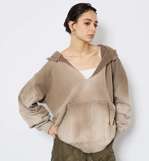 ABAHOUSE「【JOHNBULL/ジョンブル】ヴィンテージカラー スウェット/ プルオーバーパ」|パーカー|ブラウン