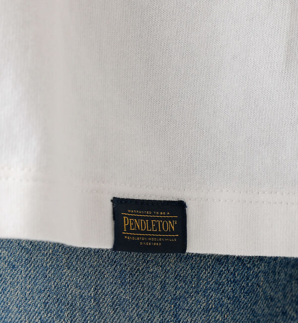ABAHOUSE「【PENDLETON / ペンドルトン】Back Print LS Tee/ロン」|Tシャツ・カットソー|