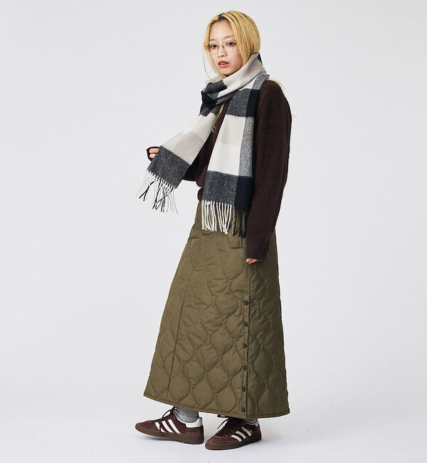 ABAHOUSE「【TWEEDMILL / ツイードミル】Lambswool Scarf  / ラ」|マフラー|