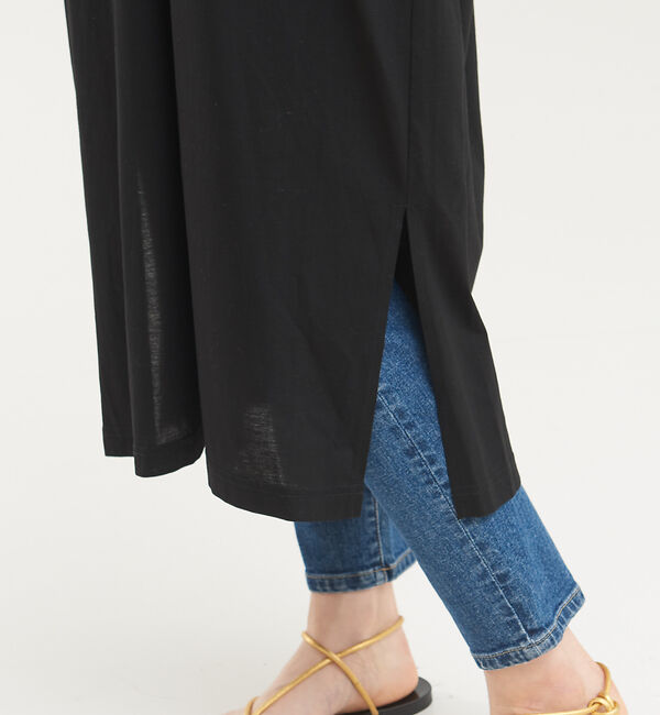 abahouse mavie「【大人のいちまんワンピ】シルケット天竺スキッパーワンピース」|ワンピース|