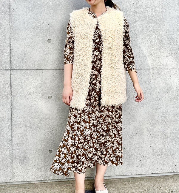 abahouse mavie「【大人のいちまんワンピ】プリントワンピース」|ワンピース|