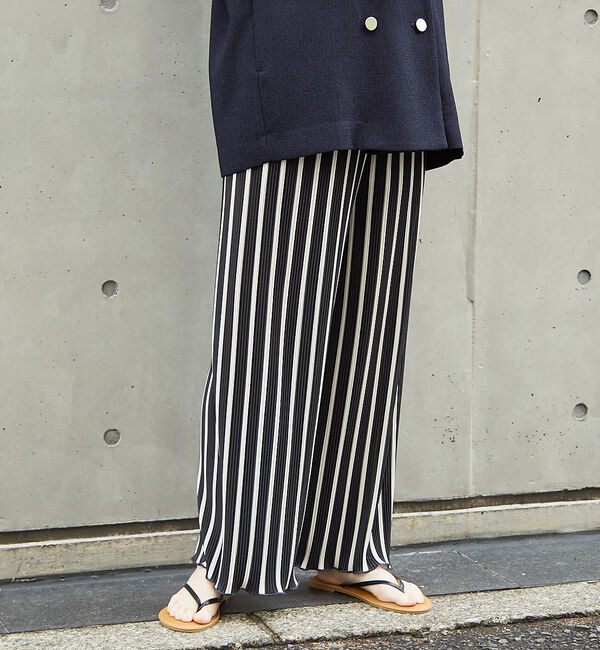abahouse mavie「クリスタルプリーツパンツ」|その他|