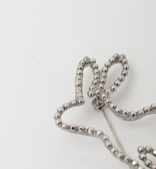 TIARA「【ADER.bijoux/アデルビジュー】CUTSTEEL rabbit brooch」|ブローチ・コサージュ|