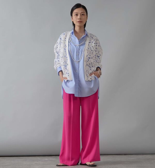 Liesse「イージーケアビッグシャツ」|シャツ・ブラウス|