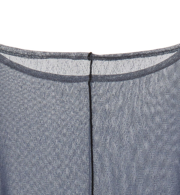 Soffitto「ナイロンチュールクルーネックプルオーバー」|Tシャツ・カットソー|