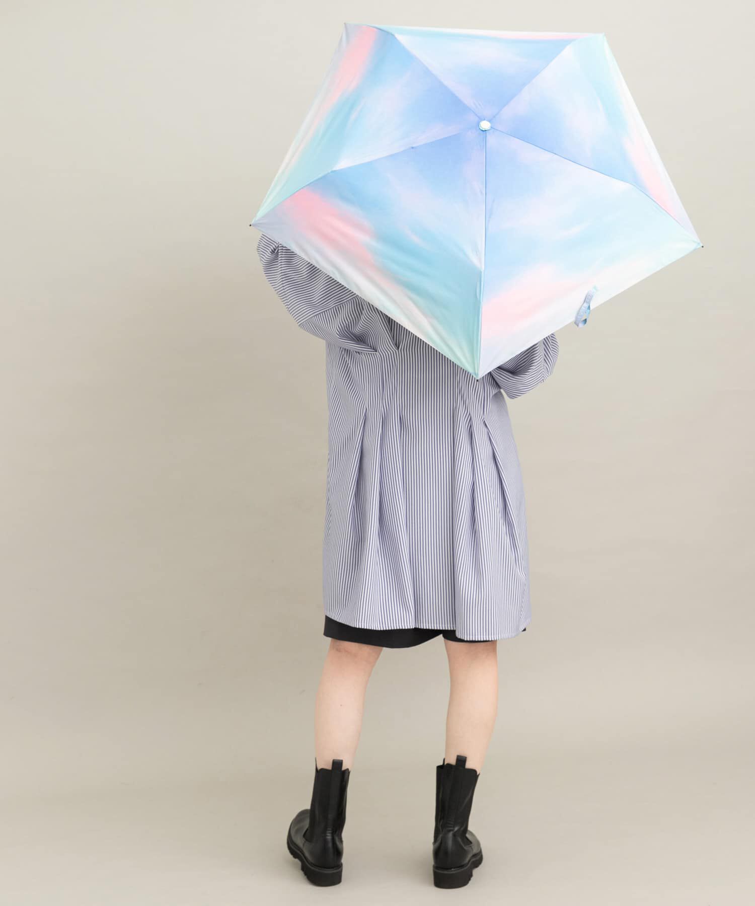 SMELLY「【晴雨兼用】Wpc.　遮光軽量サンセットMINI」|傘|