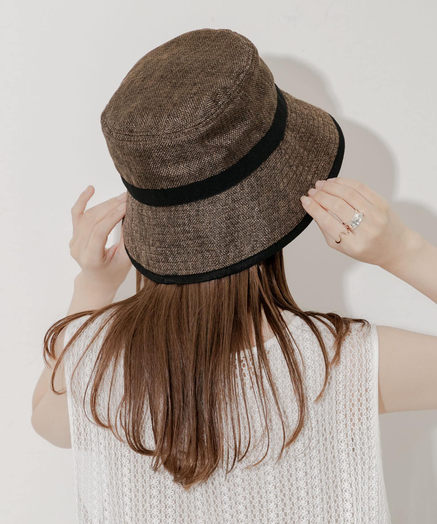 SMELLY「ジュートライクパイピングハット」|ハット|