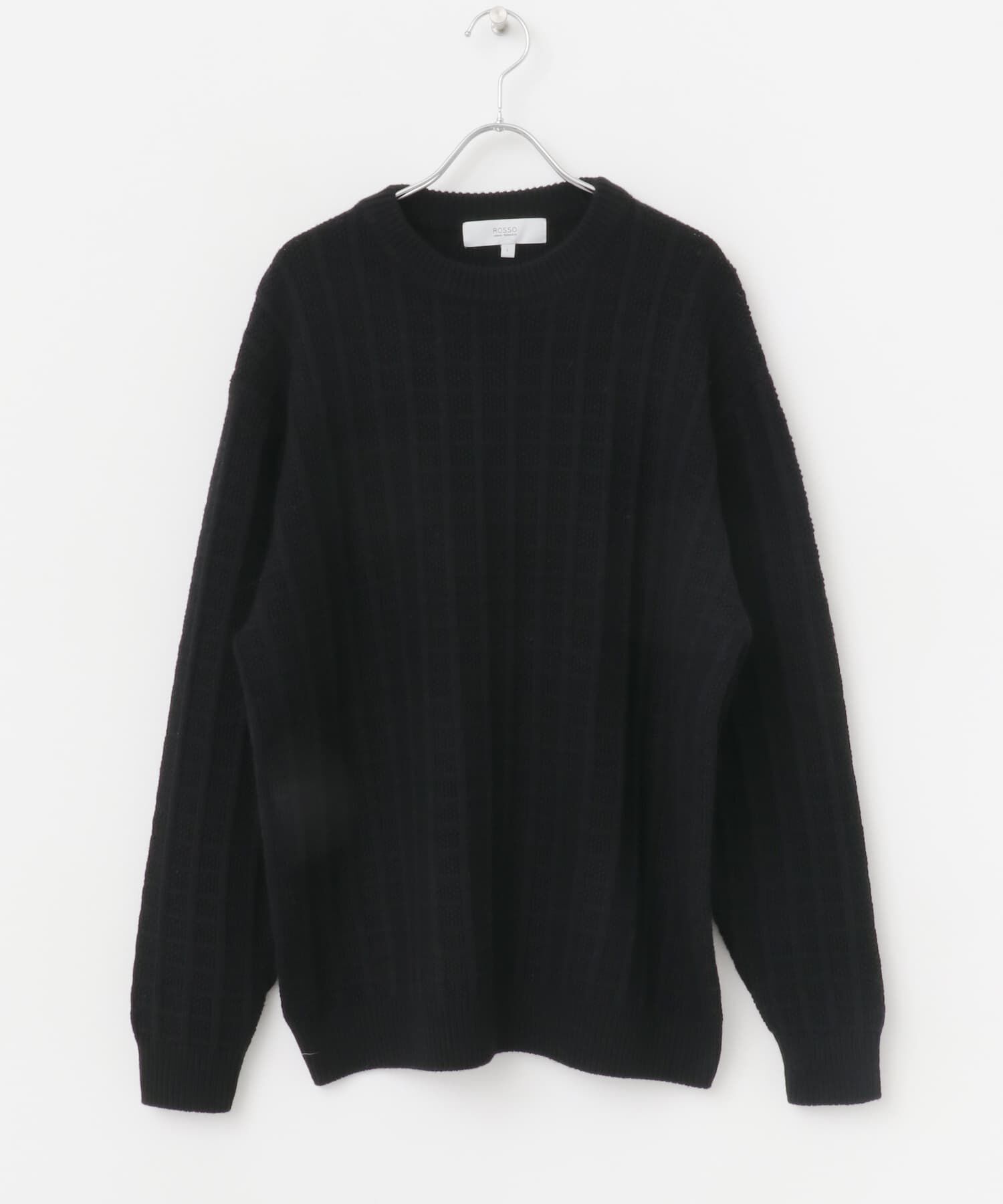 URBAN RESEARCH ROSSO「『XLサイズあり』メリノウール変形ワッフルニット」|ニット・セーター|