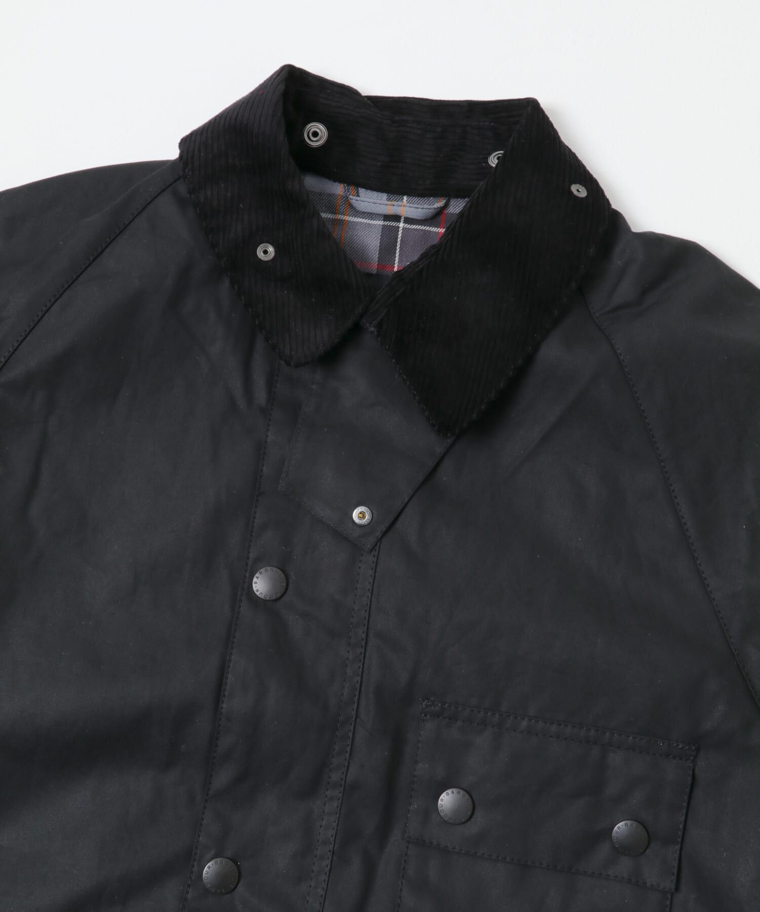 URBAN RESEARCH DOORS「Barbour　OS SOLWAY WAX JACKET」|ノーカラーコート|