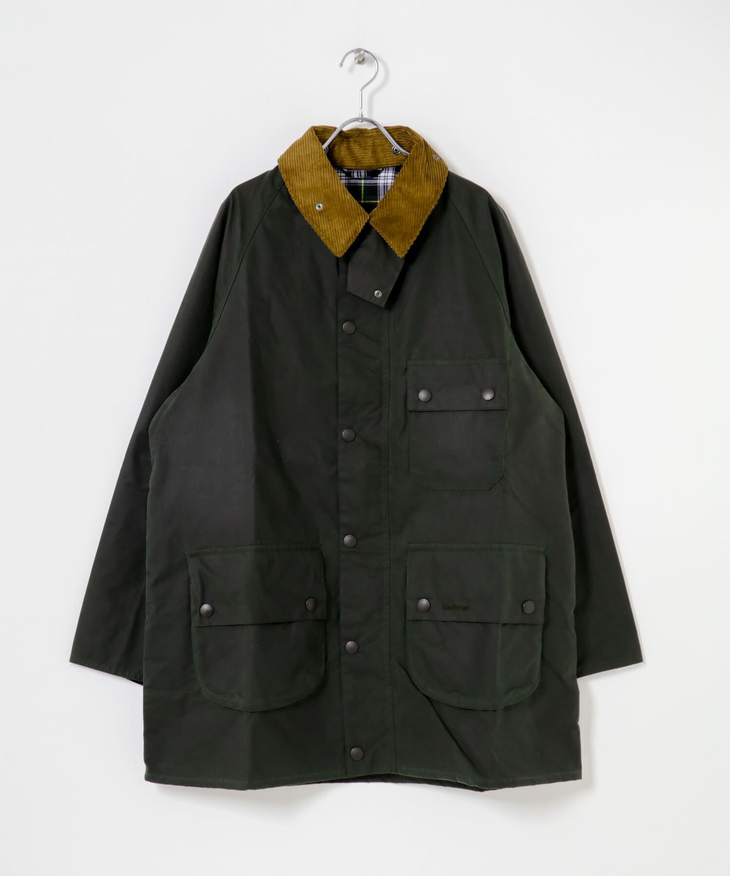 URBAN RESEARCH DOORS「Barbour　OS SOLWAY WAX JACKET」|ノーカラーコート|