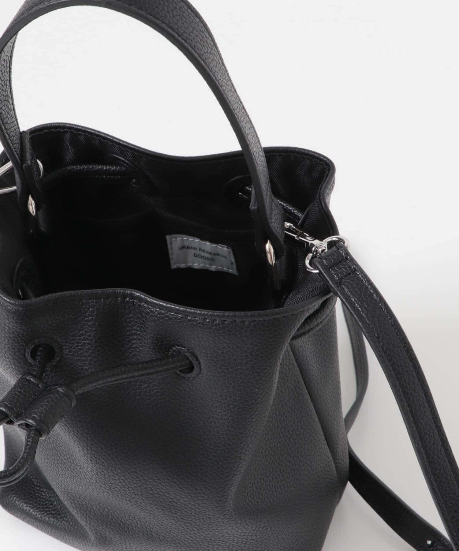 URBAN RESEARCH DOORS「2WAYシボ巾着ショルダーバッグ」|ショルダー・メッセンジャー|