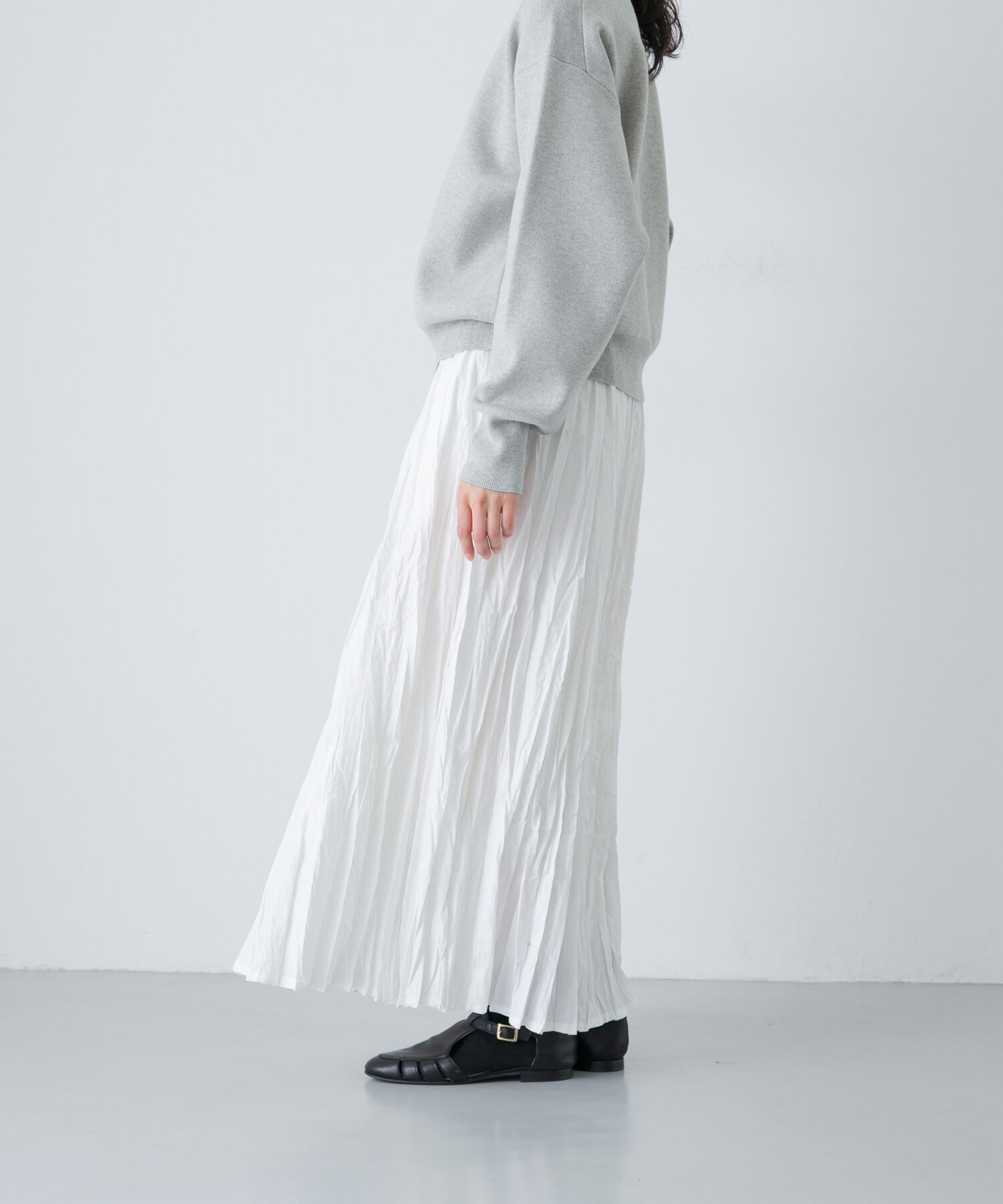 かぐれ「コットンクリンクルスカート」|スカート|