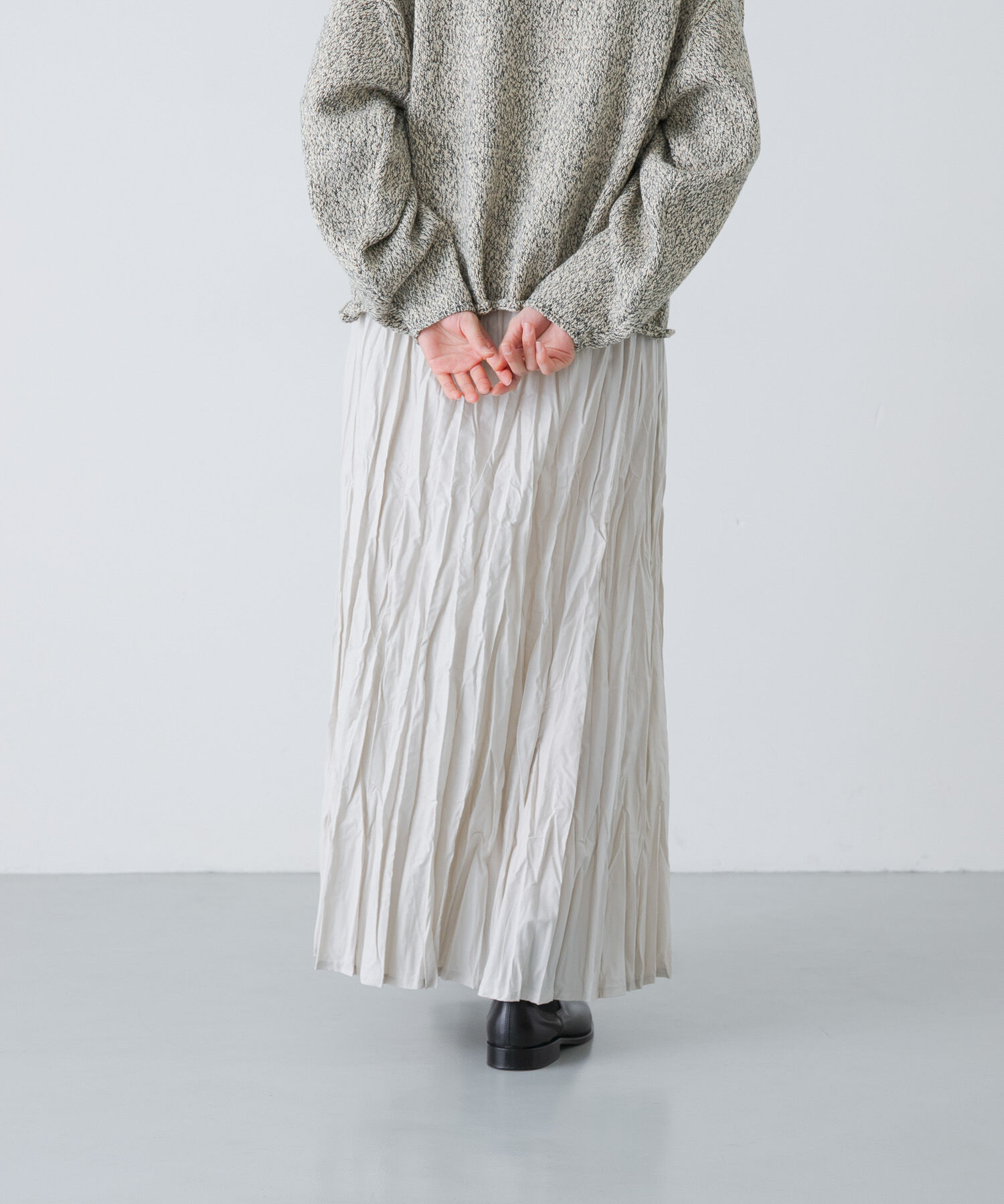 かぐれ「コットンクリンクルスカート」|スカート|