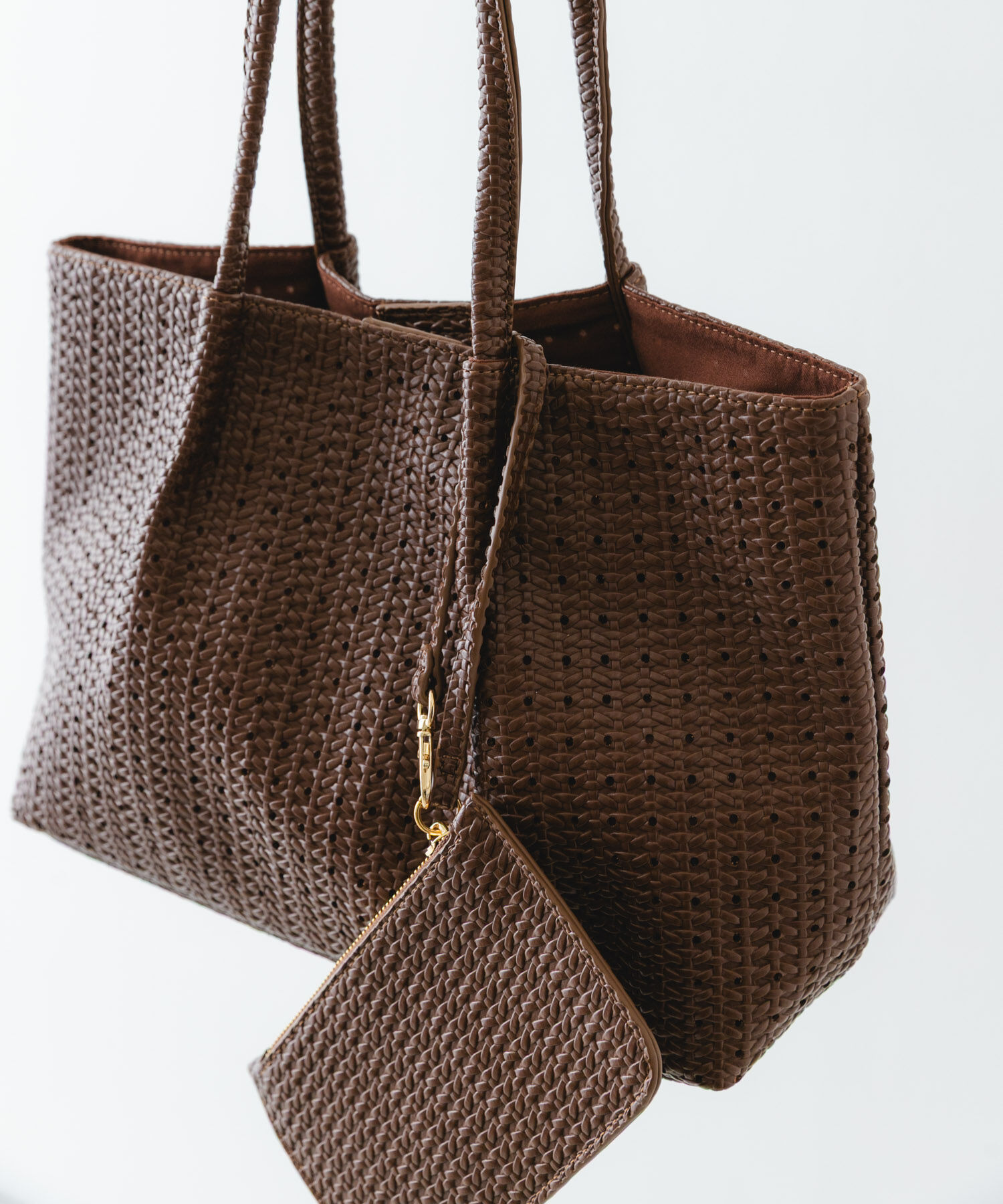 RODE SKO「ポーチ付パンチングミドルトートバッグ」|トートバッグ|