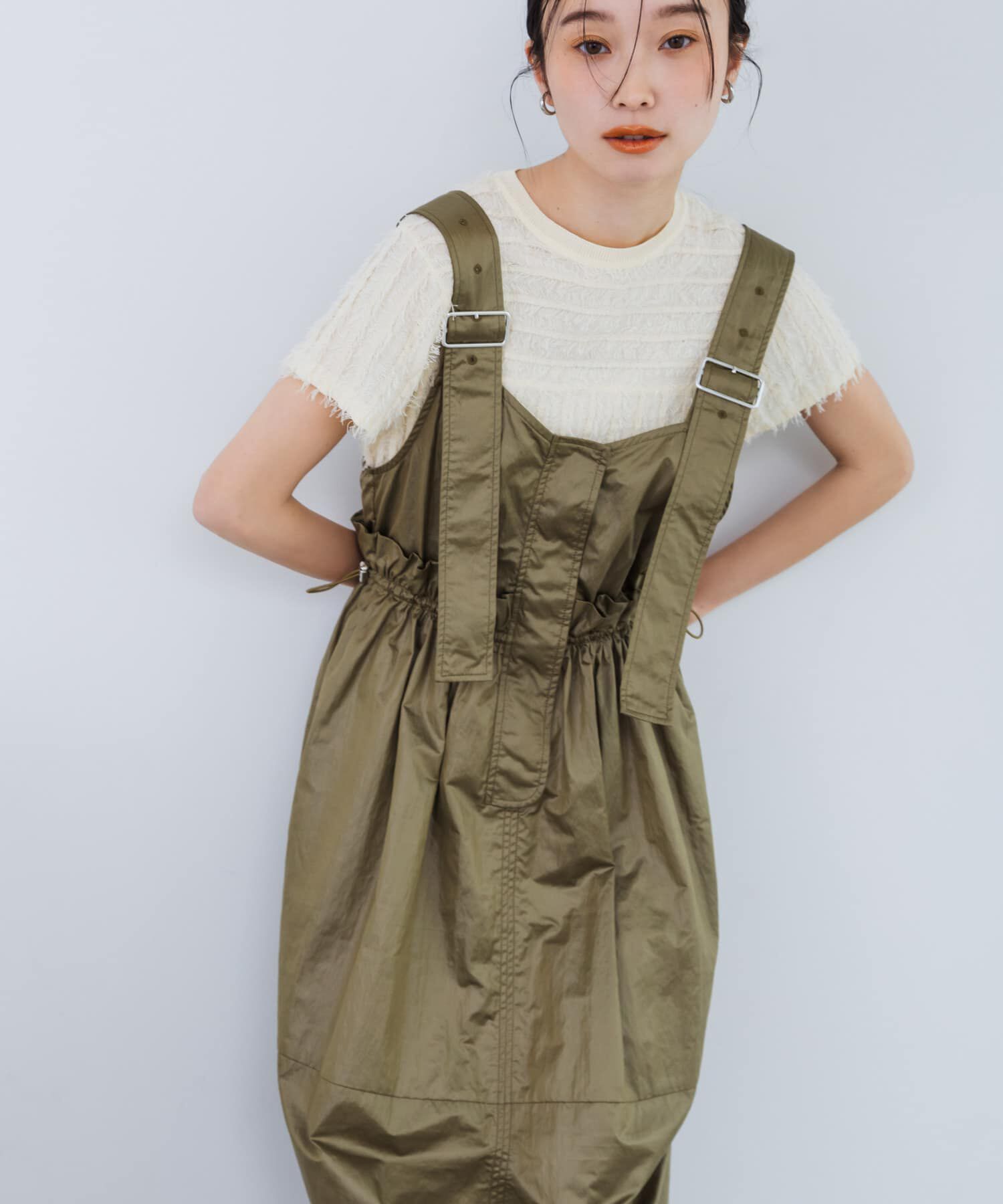  「ミニフリンジニットTEE」|ニット・セーター|