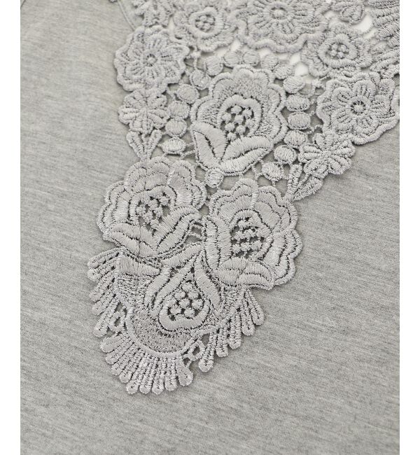 le.coeur blanc「バックモチーフレースタンク」|タンクトップ|