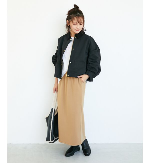  「toujoursロゴプリントフレンチTシャツ」|Tシャツ・カットソー|