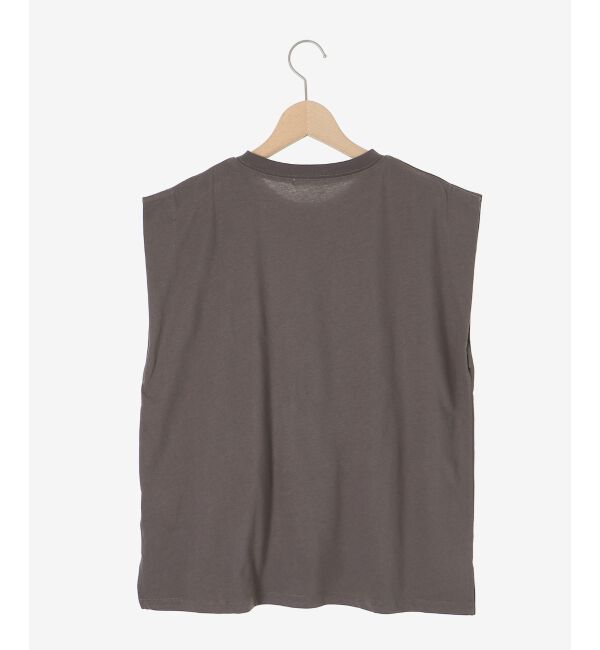  「toujoursロゴプリントフレンチTシャツ」|Tシャツ・カットソー|