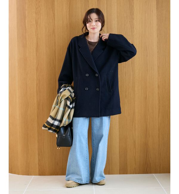  「ウールオーバーチェスターハーフコート」|チェスターコート|