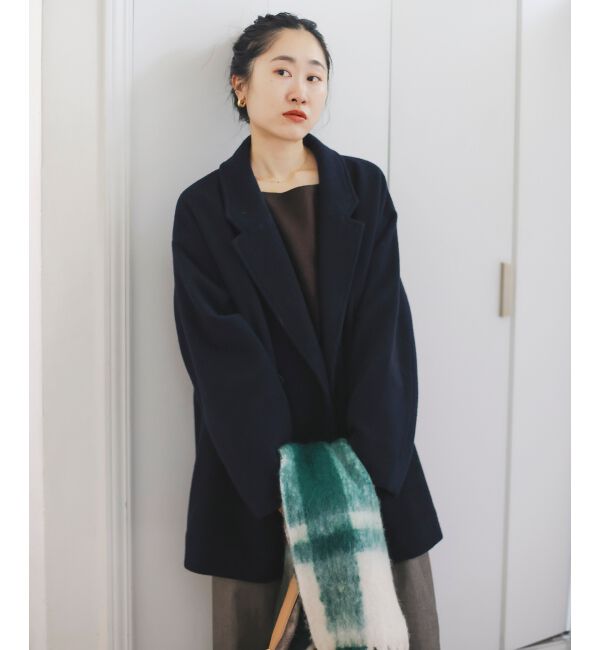  「ウールオーバーチェスターハーフコート」|チェスターコート|